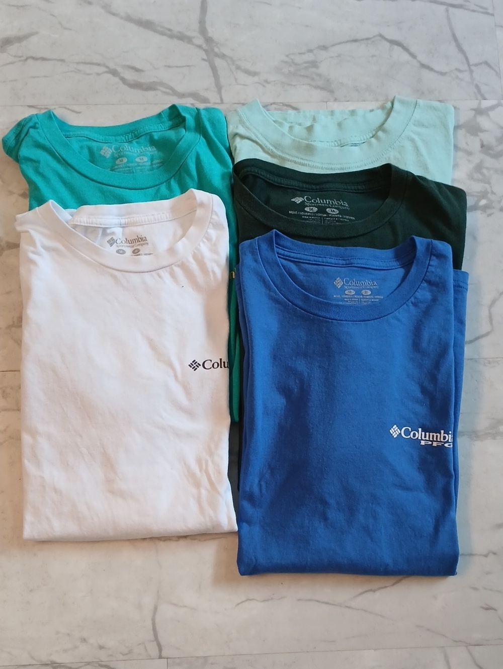 Columbia Men's T Shirts Outdoor Themes Set of 4. 1 Guy Harvey